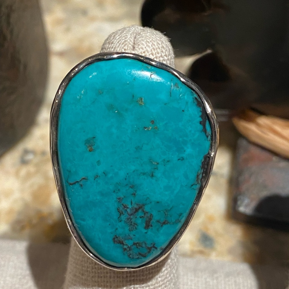 Silpada tumbled turquoise ring